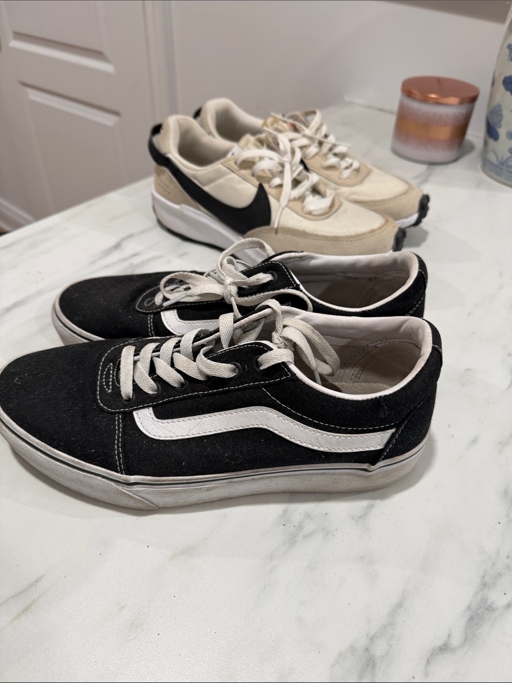 Vans Black and White Espadrilles Sneakers